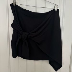 Asymmetric Style Mini Skirt